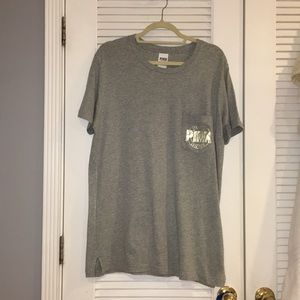 PINK Victoria Secret sparkly shirt